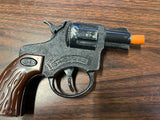 Vintage 1960s Made In USA Halco Detective Model Dark Finish Cap Shooting Toy