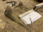 Vtg Safety Welding Metal Worker Glasses 1940's MillWright Construction Steampunk