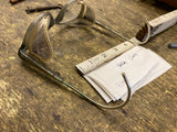 Vtg Safety Welding Metal Worker Glasses 1940's MillWright Construction Steampunk