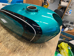 1971 NOS OEM Honda CB CL 350 Gas Tank Orig Paint CB350 CL350 Green Black Factory