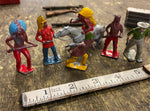 Vtg figures Cowboys Indians Horse England Toys 50's Lot Cast!