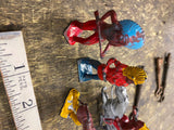 Vtg figures Cowboys Indians Horse England Toys 50's Lot Cast!