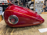 Lazer Red Pearl Gas Tank Harley Ultra Classic FLH Glide Emblems 1999-2003 Nice!