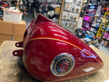 Lazer Red Pearl Gas Tank Harley Ultra Classic FLH Glide Emblems 1999-2003 Nice!