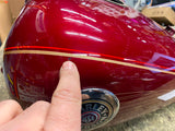Lazer Red Pearl Gas Tank Harley Ultra Classic FLH Glide Emblems 1999-2003 Nice!