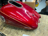 Lazer Red Pearl Gas Tank Harley Ultra Classic FLH Glide Emblems 1999-2003 Nice!