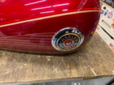 Lazer Red Pearl Gas Tank Harley Ultra Classic FLH Glide Emblems 1999-2003 Nice!
