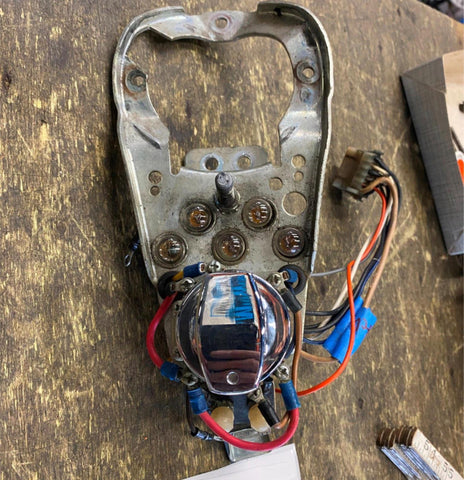 OEM Dash Panel Mount Base Harley Softail Wiring Plug Ignition switch Heritage Fa