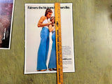 Vintage 1980s Made In USA Falmer Jeans Lot Of 2 Advertising Poster Signs