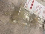 Vtg Streamers Handlebars Banana Seat Bicycle Cruiser Acc Clear Metalflake silver