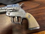 Vintage Halco/Hubley Marshal Cap Shooting Toy With Holster Tested Works Left