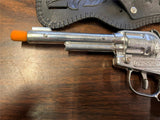 Vintage Halco/Hubley Marshal Cap Shooting Toy With Holster Tested Works Left