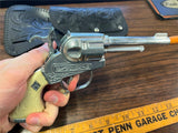 Vintage Halco/Hubley Marshal Cap Shooting Toy With Holster Tested Works Left