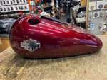 Candy Red Gas Tank Harley FXCW Rocker 2010 2009 Emblems Nice!