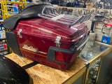 Sunglo? Red Tour Pak Harley Touring Ultra Classic FLH LIghts Rack 2005? Nice!
