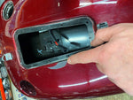 Candy Red Gas Tank Harley FXCW Rocker 2010 2009 Emblems Nice!