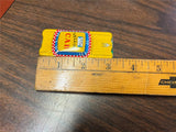Vtg 1950s Made In Japan Tin Litho Flat Taxi Cab Yellow Car Toy
