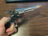 Vintage Halco Western Style Cowboy Cap Roll Shooting Toy Chrome Tested Works