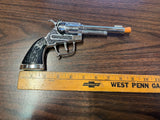 Vintage Halco Western Style Cowboy Cap Roll Shooting Toy Chrome Tested Works