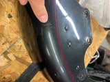 Black Pearl Front Fender Harley Fatboy OEM Double red pin Factory FLSTF