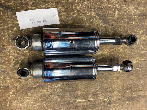 Adjustable Lowering Shocks Harley Softail 1989-1999 Heritage Fatboy chopper Chro