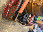 Antique Hubley Dent Cast Iron Toy fire men Truck Carriag Horses Pumper 20's 22"