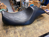 Danny Gray Seat Low Profile 2004^ 883 1200 Iron Custom Stitch Harley Sportster