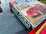 Vtg AMT 1/12 scale model kit 1937 Cord 812 Supercharged Convertible Coupe!