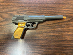 Vintage 1960s Tiger Japan Plastic Toy Pellet Shooting Toy Lugar 500. S Automatic