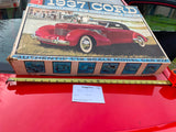 Vtg AMT 1/12 scale model kit 1937 Cord 812 Supercharged Convertible Coupe!