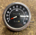 Speedometer Harley Dash mount FLH Shovelhead Panhead 2:1 200 miles Nice!