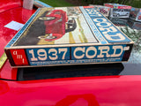 Vtg AMT 1/12 scale model kit 1937 Cord 812 Supercharged Convertible Coupe!