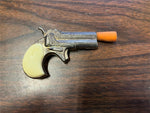 Vtg HIDE-AWAY TOY CAP Shooting Toy DERRINGER Tested Works Metal Made In Spain