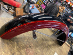 NOS Factory Paint Front Fender Harley Shovelhead Black Maroon FX 1981 OEM!