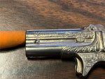 Vtg HIDE-AWAY TOY CAP Shooting Toy DERRINGER Tested Works Metal Made In Spain