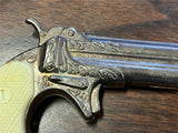 Vtg HIDE-AWAY TOY CAP Shooting Toy DERRINGER Tested Works Metal Made In Spain