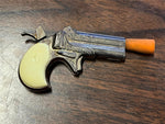 Vtg HIDE-AWAY TOY CAP Shooting Toy DERRINGER Tested Works Metal Made In Spain