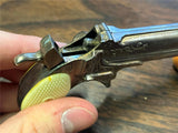 Vtg HIDE-AWAY TOY CAP Shooting Toy DERRINGER Tested Works Metal Made In Spain