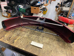 NOS Factory Paint Front Fender Harley Shovelhead Black Maroon FX 1981 OEM!