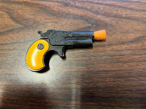 Vintage 1950s Made In USA Nichols Dyna-Mite Cap Shooting Toy Rare Black Model