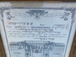 1904 Certificate Comfirmation Robt D Pearson Framed Shartlesville Pa  NIce Frame
