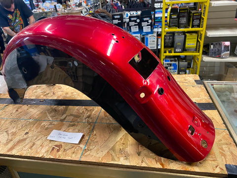 Merlot Red red Fender Harley Heritage Softail FLSTC 2012 Two tone OEM Nice!