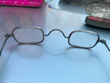 Antique 1840's Coin silver Spectacles Glasses PRe civil war Case!