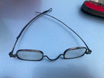 Antique 1840's Coin silver Spectacles Glasses PRe civil war Case!