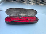 Antique 1840's Coin silver Spectacles Glasses PRe civil war Case!
