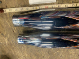 RCX 3" Slip on Mufflers Tips 2018^ Harley Davidson Heritage Deluxe Softail M8