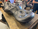 Wide Touring Pillow Seat Harley Shovelhead 58-84 Big Twin Superglide FLH glide