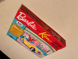 1962 Barbie & Ken Doll Puzzle Poster Great Graphix Austin Healey Collectible!