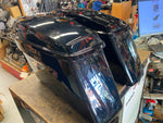 OEM Vivid Black Saddlebags Factory Harley 2014^ touring FLH glide Road King Stre