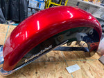 Merlot Red Front Fender Harley Heritage Softail FLSTC 2012 Two tone Emblems Trim